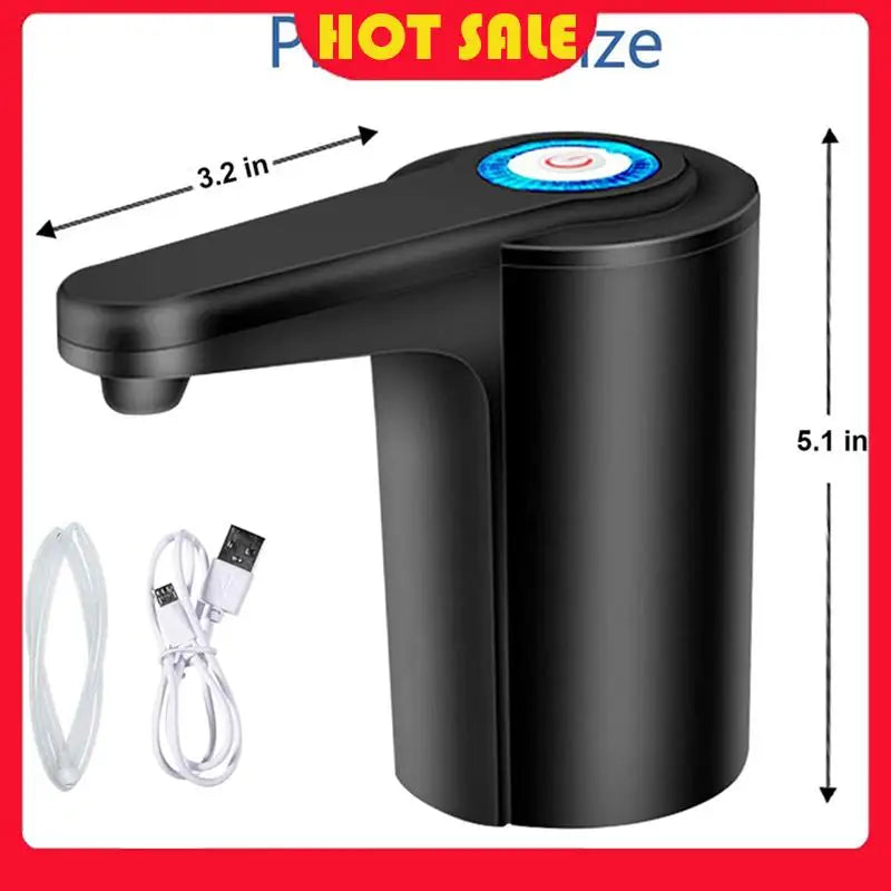 Water Dispenser Pump for 5 Gallon Bottles | USB Rechargeable | Universal Automatic Water Jug Pump