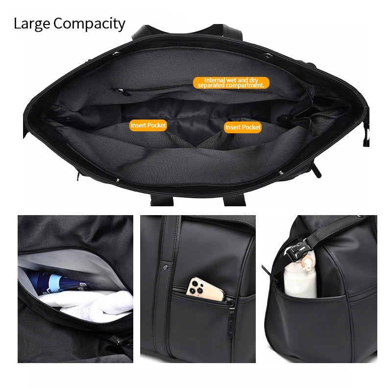 Travel Gym Bag Oxford Dry Wet Separate Bag 15.6 inch Computer Sports Backpack Waterproof Fitness Swim Boxing Basketball Football