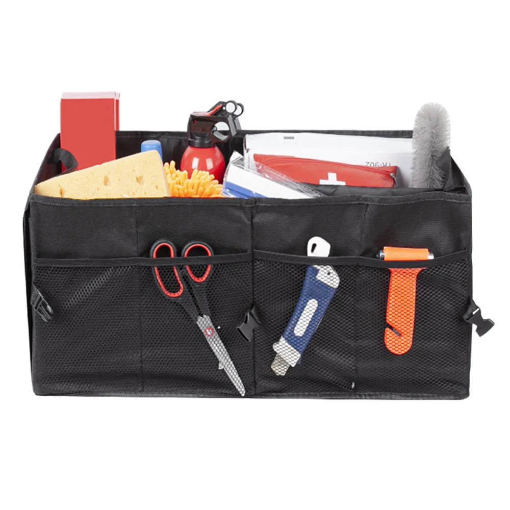 Car Organizer Durable Oxford Storage Box Auto Trunk Folding Tools Collapsible Storage Bag