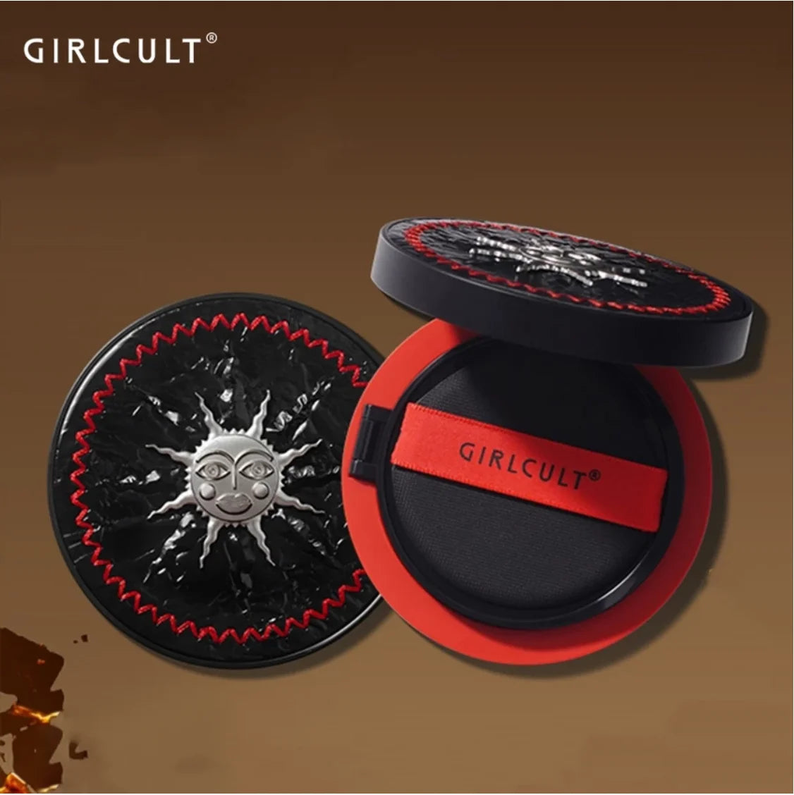 Girlcult Shimmer Air Cushion Oily Skin Liquid Foundation Light thin fit concealer Air Cushion Foundation Makeup Cosmetics