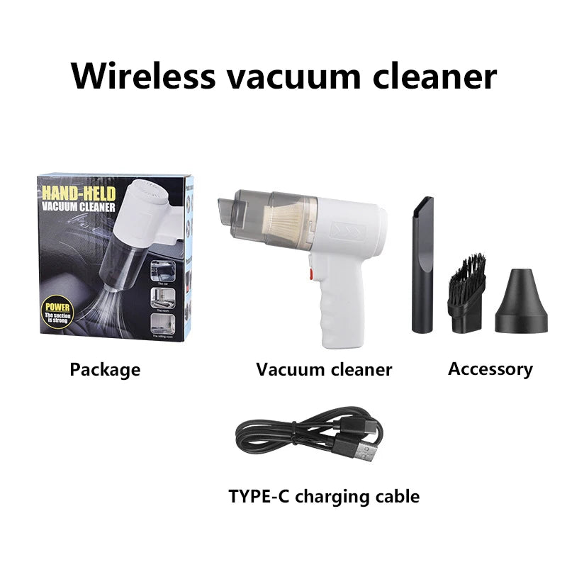 XIAOMI 2900000pa Car Wireless Vacuum Cleaner 120w 3-in-1 Portable Handheld For Home Rechargeable Auto Cordless Cleaner 2025