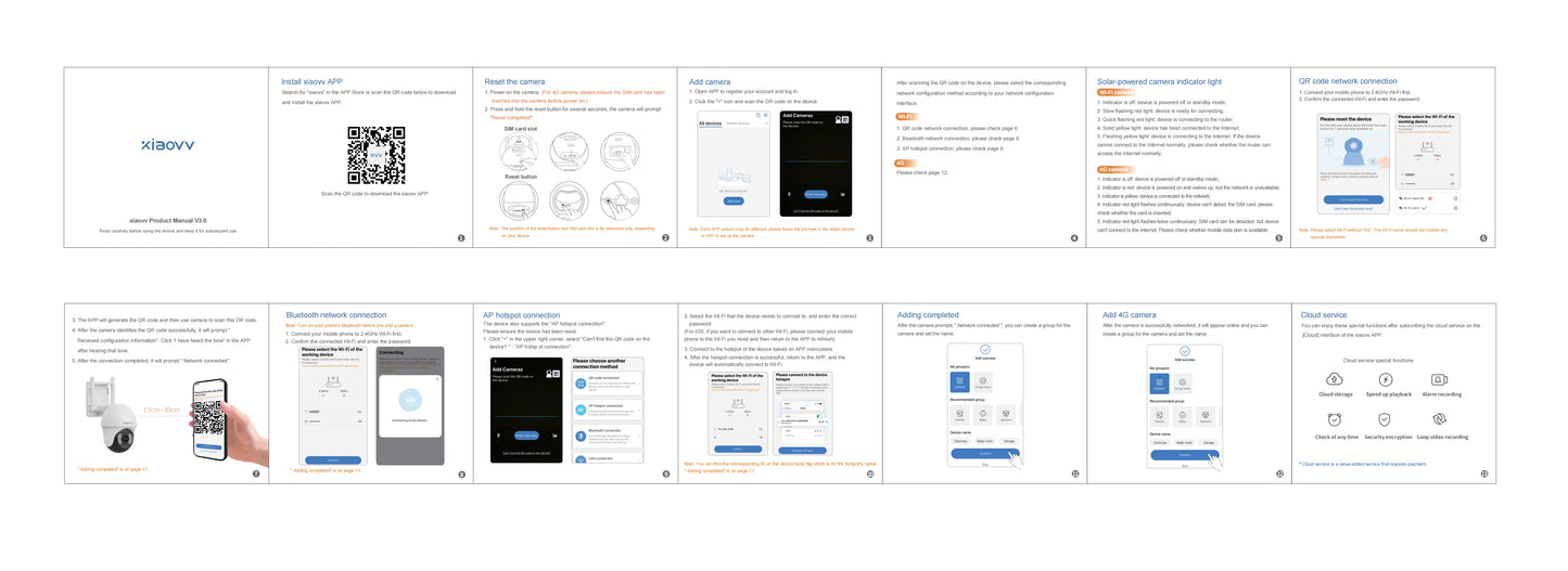 4MP 2K WiFi indoor high-definition crying detection baby monitor full-color night vision 360 degree rotating network camera