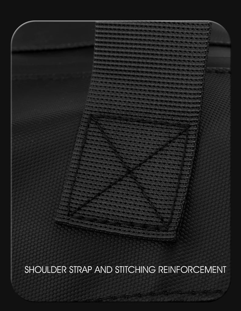 Unisex Large Capacity Handbag Crossbody Shoulder Bag Water-resistant, Gym Bag, Travel Bag for Men, Also Fits on Luggage Trolley