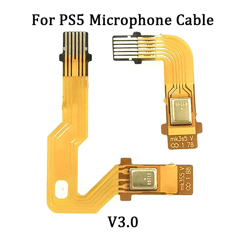 1Set Microphone Flex Cable For PS5 V1 V2 V3 Gamepad Controller Flat Cable For PS5 BDM-010 020 030 Handle Inner Mic Ribbon Cables