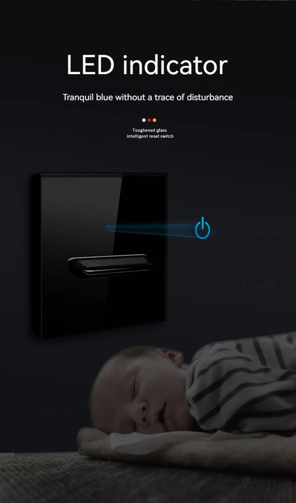 Glass Panel Wall Switch LED European 16a Socket Retro Toggle Light Switch EU UK Standard 2way Socket 1-4gang USB Home Decoration