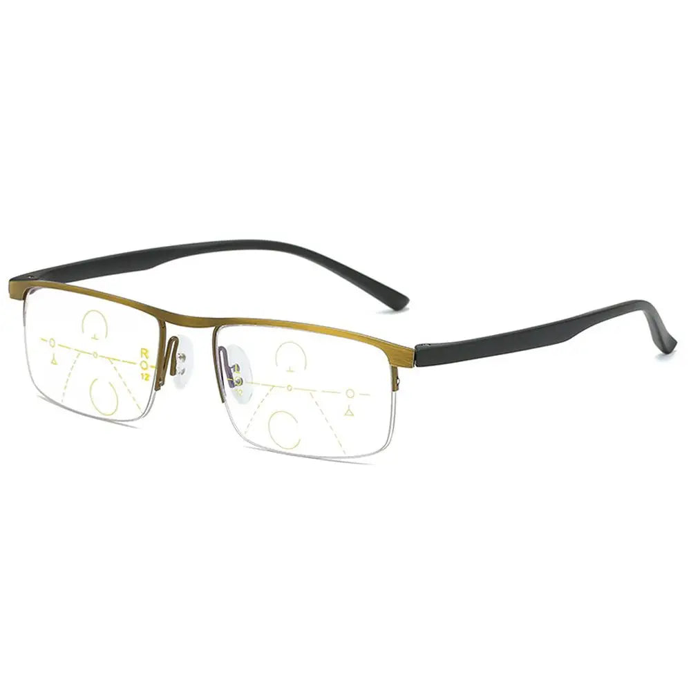 Automatic Adjustment Dual Light Presbyopia Eyeglasses Computer Eyeglasses Hyperopia Eyewear Anti-blue Light Reading Glasses