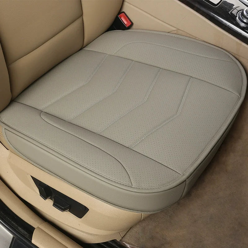 Luxury Car Seat Cover PU Leather Seat Cushion Covers Universal Auto Interior Seats Protection Pad Mat Four Seasons