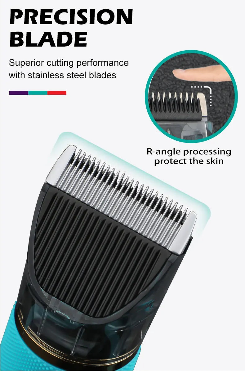 VGR Professional Hair Clipper Barber Waterproof Hair Cutting Machine Beard Hair Trimmer Three-speed Adjust Haircut For Men V-695