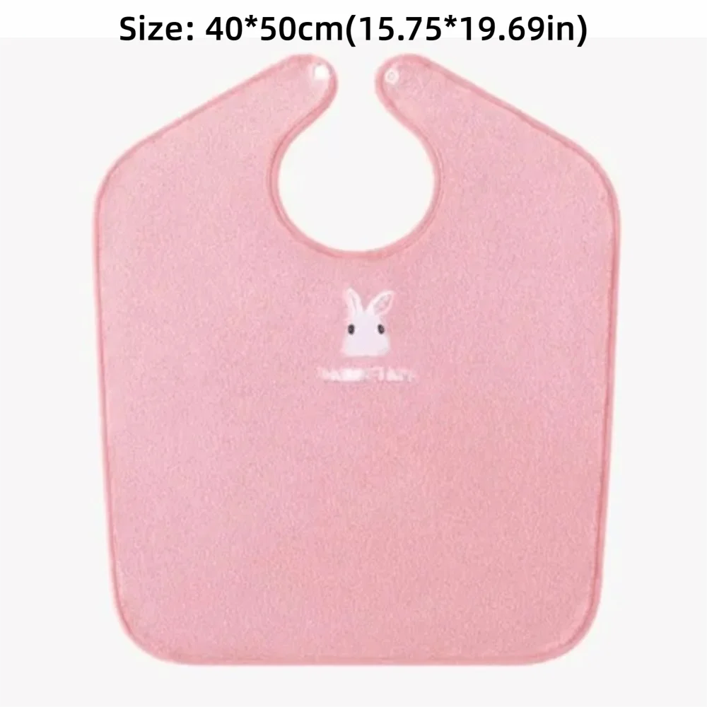 New Soft Bibs Skin Friendly Water Absorbent Children's Washcloth Adjustable Snaps Toddler Face Towel for Feeding Eating