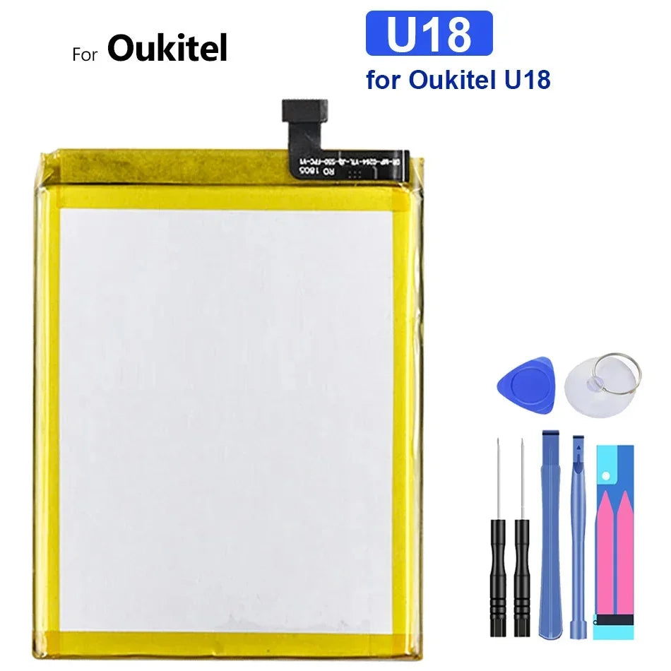 Battery for Oukitel U25 U20 U16 U15 U11 U7(pro Plus MAX) U22 U18 U10 C21 C18 C17 C15 C12 C11 C5 S70 Pro C25 C10 C8 C4 C2 S80 S77