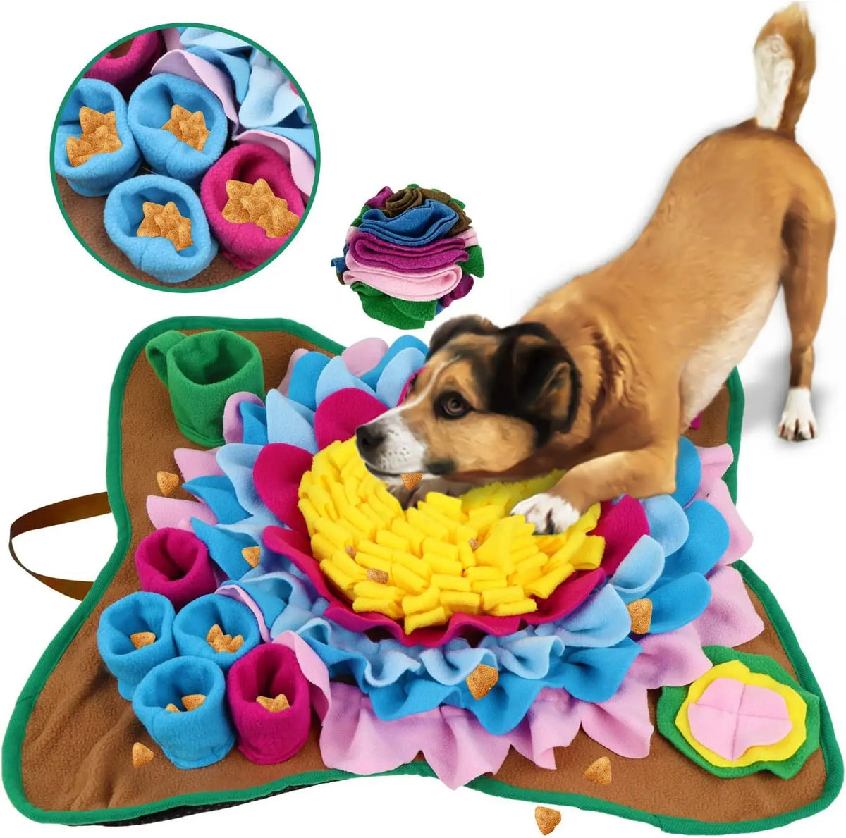 Pet Sniffing Mat, Dog Toy, Educational and Fun Mat, Pet Mat, Slow-Feeding Mat