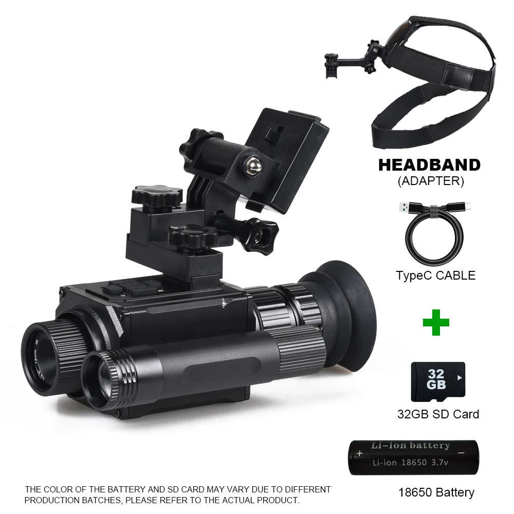 NVG Night Vision Goggle Multi-purpose IR Device for Outdoor Hiking Hunting Fishing Rescue Photo Video Camera With Helmet Adapter