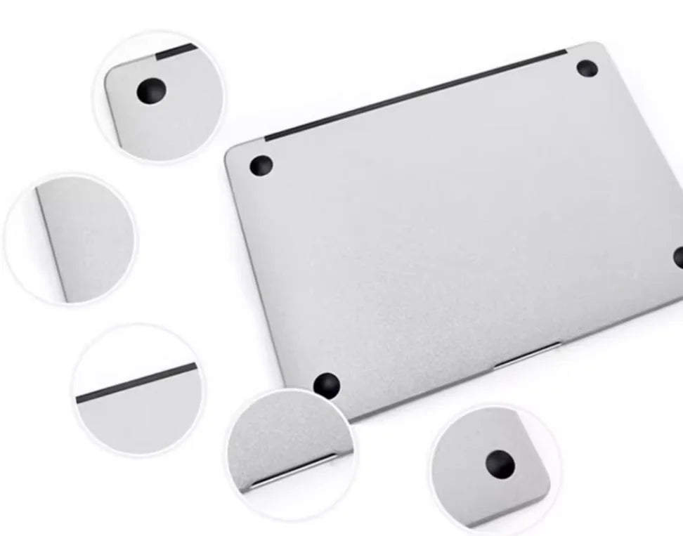 Full Body Matte Clear Sticker Decal for MacBook Pro 14" pro16 M4 M3 M2 M1 air 13.6 air 15 Touchpad + Palm Rest Skin Protective