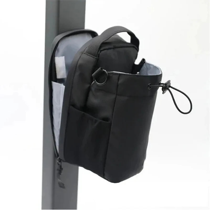 Magnetic Gym Bag Large Capacity Magnetic Carrier Bag With Phone Pocket Portable Gym Water Bottle Pouch Gym Accessories Organizer