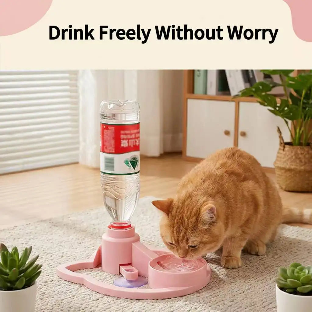 Stable Non-Slip Automatic Waterer for Pets, Ensures Clean Drinking Water, Promotes Pet Health, Ideal for Dogs and Cats