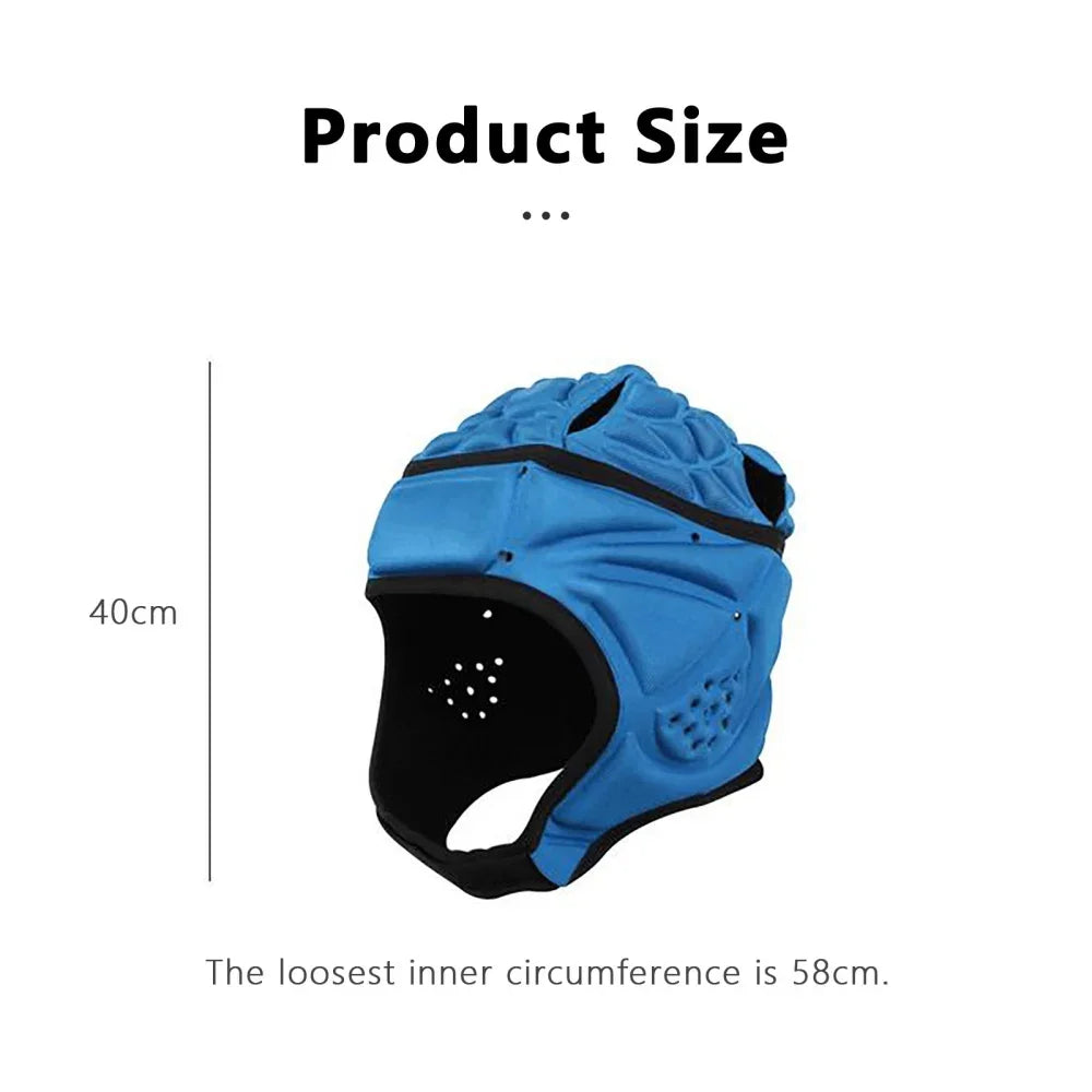 Adult Rugbys Football Helmet Headguard Goalie Hat Caps Soft Protective Rugbys Headguard