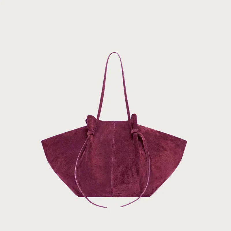 Luxury Large Capacity Women's Underarm Wing Bag, Female French Commuter Wings Handheld Shoulder Bag, Underarm Shopper Tote Bag