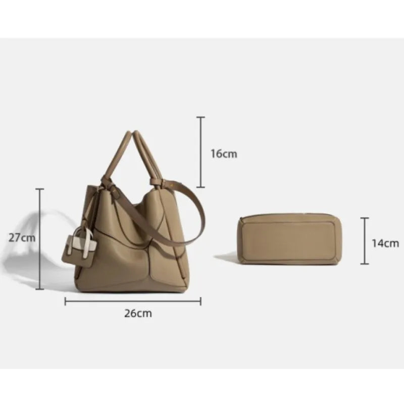 UKF Light Luxury Women's Handbag Niche Designer Single Shoulder Messenger Bag Stylish Accessory for Ladies
