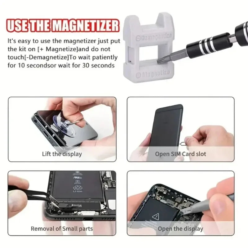 115-in-1 Precision Screwdriver Set with Magnetic Bits - Electronics Repair Tool Kit for Phone, Laptop, PC & DIY Projects
