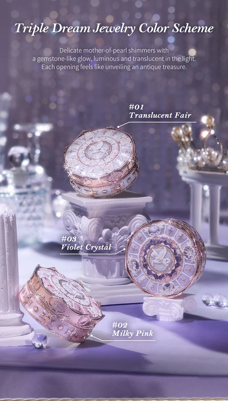[NEW]Flower Knows Knight Unicorn Collection Cloud Loose Setting Powder