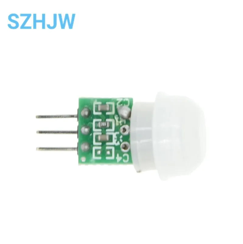 1-10pcs Mini IR Infrared Pyroelectric PIR Body Motion Human Sensor Detector Module