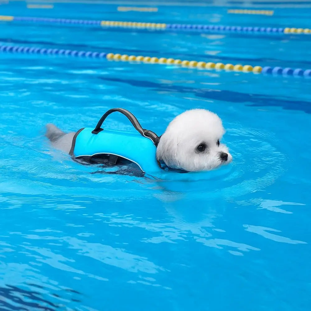 Pet Supplies Adjustable Pet Swimming Jacket High Flotation Reflective Dog Swimming Vest Breathable Pet Life Vest Swimming