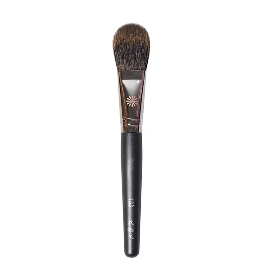 PA Luxury Blush Brush 108 Round Squirrel Hair Blusher Powder Makeup Brush Beauty Cosmetic Tool