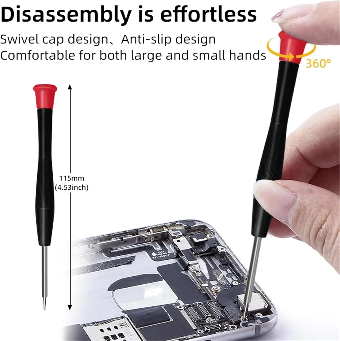 24 in 1 Repair Opening Tools Kit Spudger Pry Screwdriver Set for Mobile Phone Tablet Computer Disassemble Hand Tool Set 24-1pcs