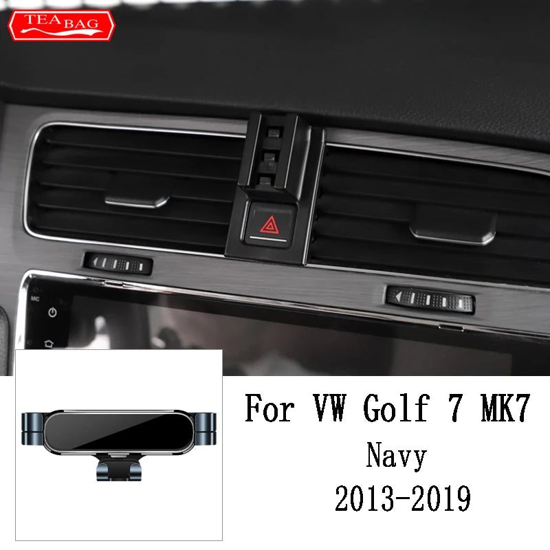 Adjustment Car Phone Holder For Vw Volkswagen Golf 7 Mk7 2013-2019 Golf 8 Mk8 2020-2022 Air Vent GPS Gravity Stand Special Mount