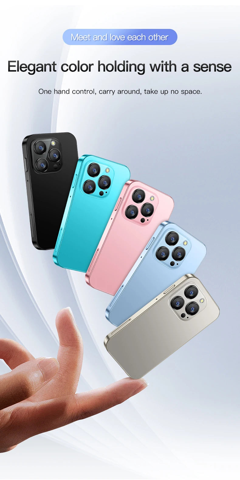 2025 New Mini Android Smartphone 3G WCDMA 2GB RAM 16GB ROM 3.0" Display 5MP Camera Dual SIM Smart Cellphone Play Store WhatsAPP