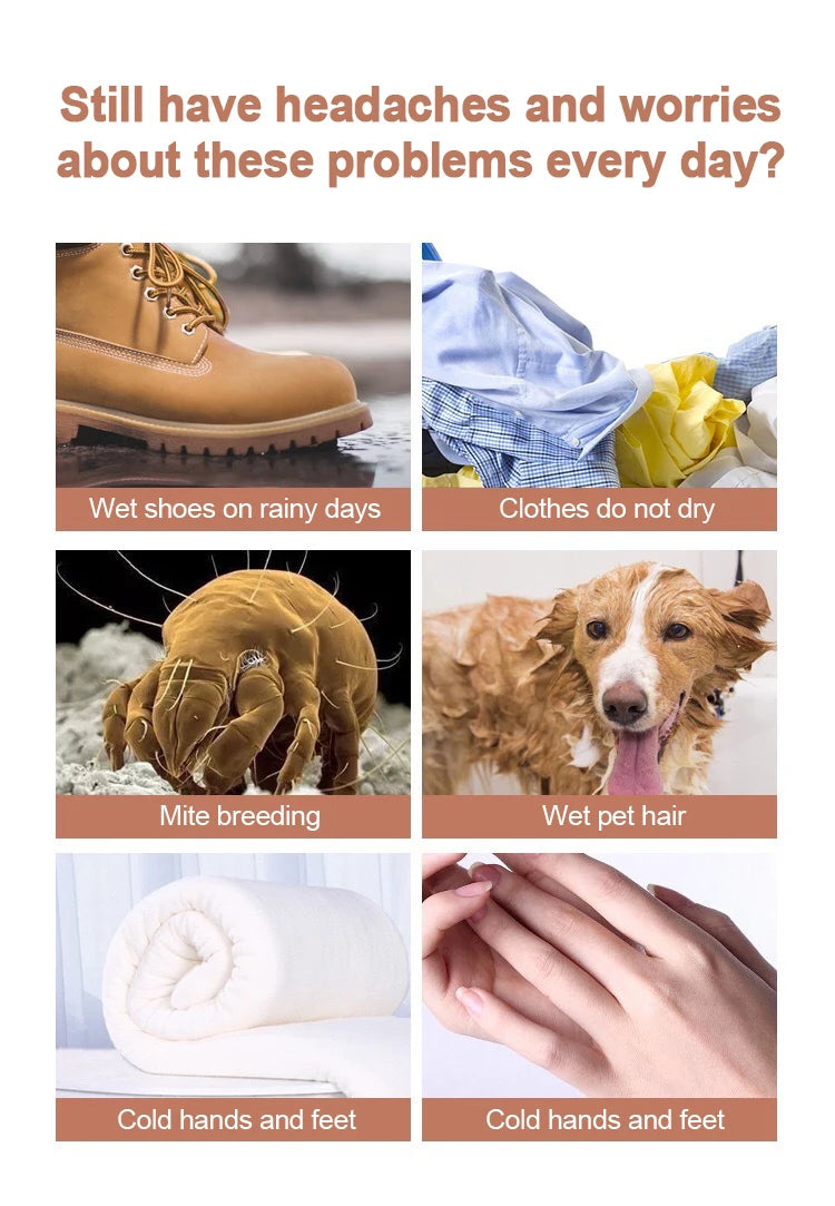Household Quick Drying Clothes Dryer Small Drying Clothes Dryer Warm Is Dehumidified, Dry Shoes Warm Shoes, Wardrobe Folding