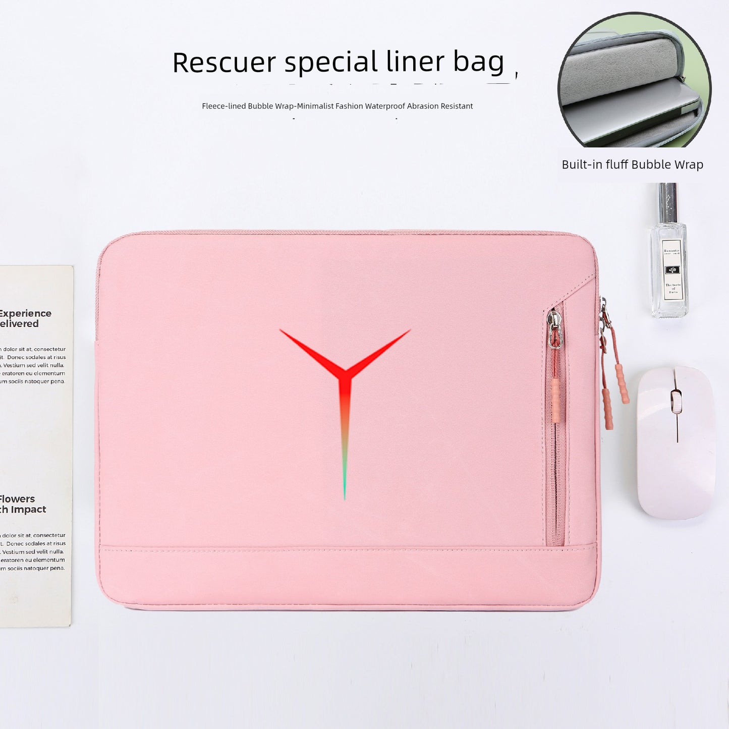 Suitable for Lenovo Saver Y9000p Laptop Liner Bag Y9000 Game Book R9000/Y7000 Waterproof 2025 Shockproof Fleece-lined Protective Case 15.6-Inch/16-Inch Computer Bag