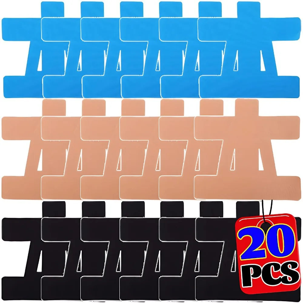 Pre Cut Shoulder Kinesiology Tape Sports Muscle Pain Relief Elastic Patch Cotton Breathable Support for Rotator Cuff Injury Gym