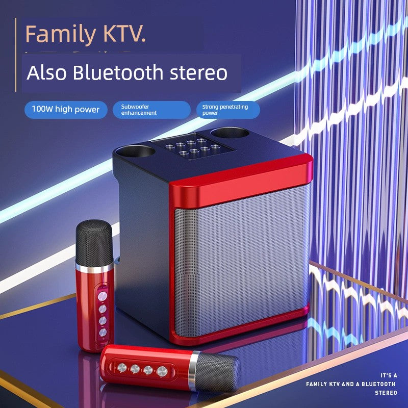 Family KTV Microphone Audio All-in-One Machine Karaoke For Home Singing TV WeSing Wireless Microphone