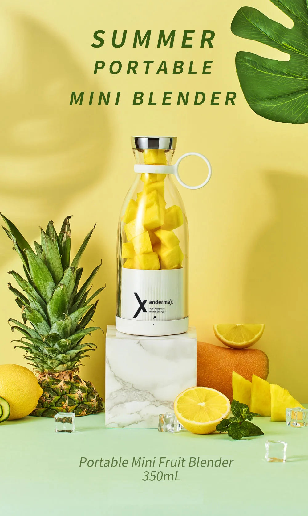 New Mini Portable Blender Electric Juicer Fruit Mixers Fruit Home Smoothies Mixer Multifunctional Juice Maker Machine Blender