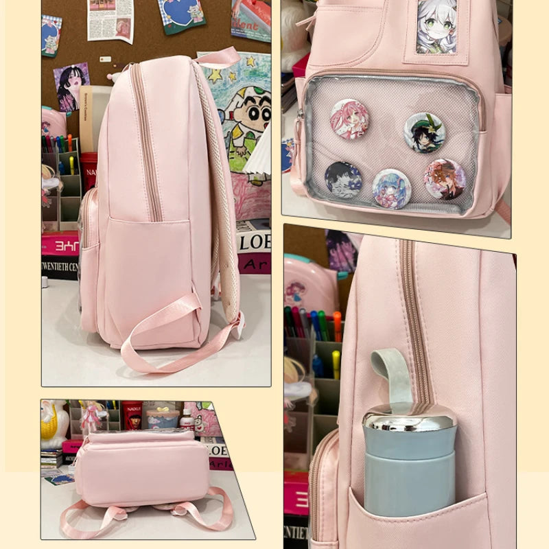 Japanese College Style Fashionable Backpack for Students Large Capacity Backpack for Women Highvalue Outdoor Backpack