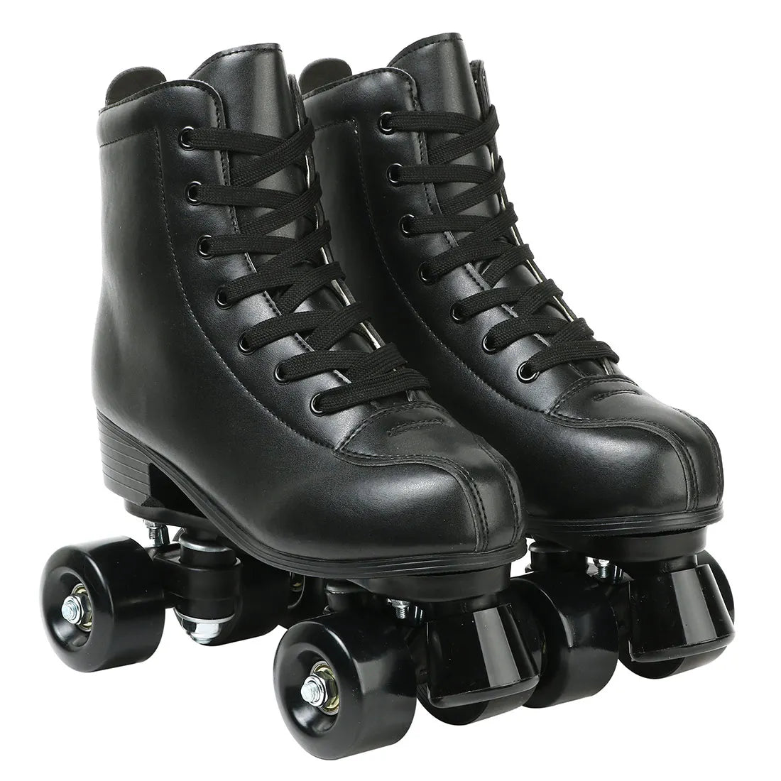 Roller Skate Shoes Size 34-45 4 Wheels Quad Sneakers Skating Pu Leather Sport Beginner Men And Women Roller Skating Shoes Gift