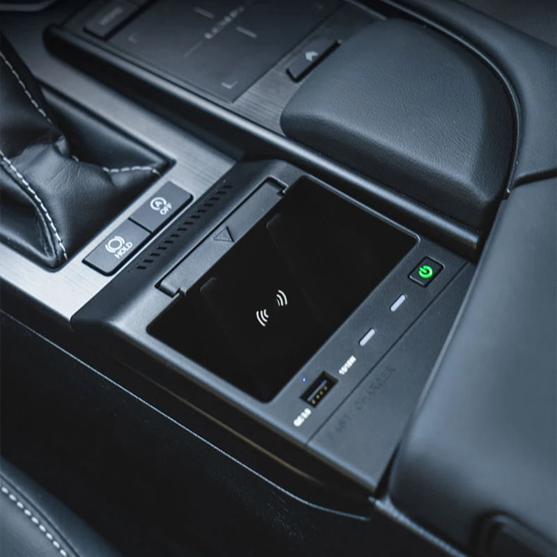 Car wireless charger for Lexus ES ES300H ES200 ES260 ES350 2019 2020 2021 2022 15W fast phone charger charging pad panel