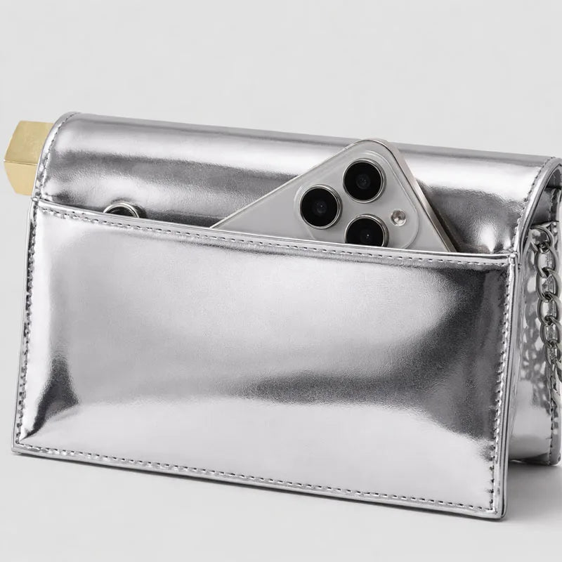 Luxury Designer Handbag for Women New Fashion Take-out Clutch with Metal Dreses Purses Prom Bag for Ladies Crossbody Bag