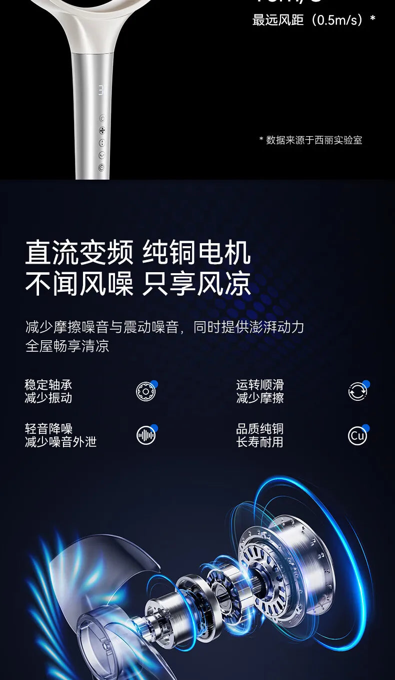 Portable Floor Fan with Remote 2026New Quiet Air Circulation Fan Strong Wind Energy Efficient for Home Bedroom Office   fans