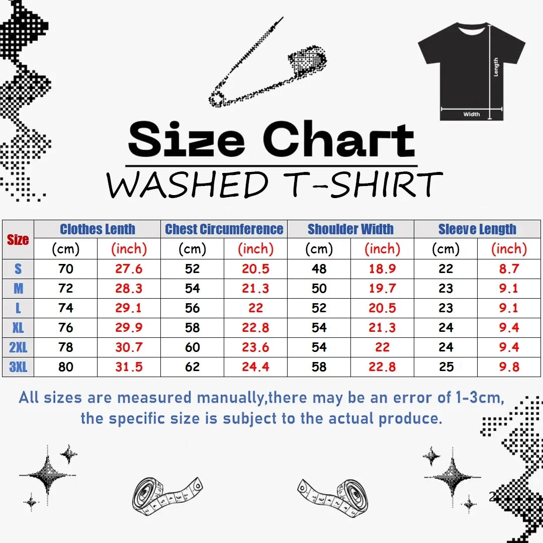 Hot Anime Demon Slayer Kokushibo Graphic T-Shirt Men Women Manga Tshirts Washed Cotton T Shirt Harajuku Unisex Vintage Top Tees