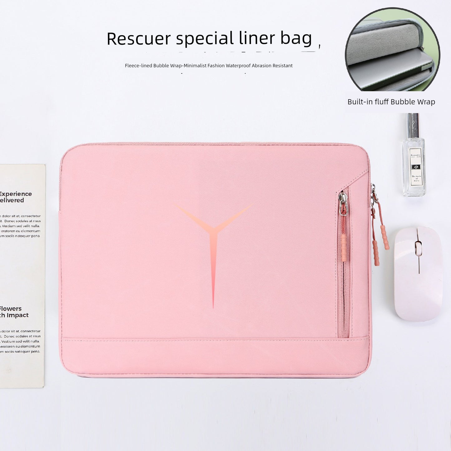 Suitable for Lenovo Saver Y9000p Laptop Liner Bag Y9000 Game Book R9000/Y7000 Waterproof 2025 Shockproof Fleece-lined Protective Case 15.6-Inch/16-Inch Computer Bag