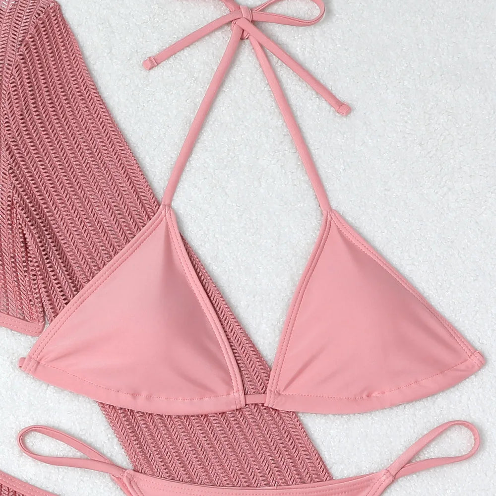 2026 Sexy Bikinis Female Swimsuits Women's Three-Piece Swimwear Beach Swim Wear Bathing Suits Brazilian Bikini Set Pool Bather
