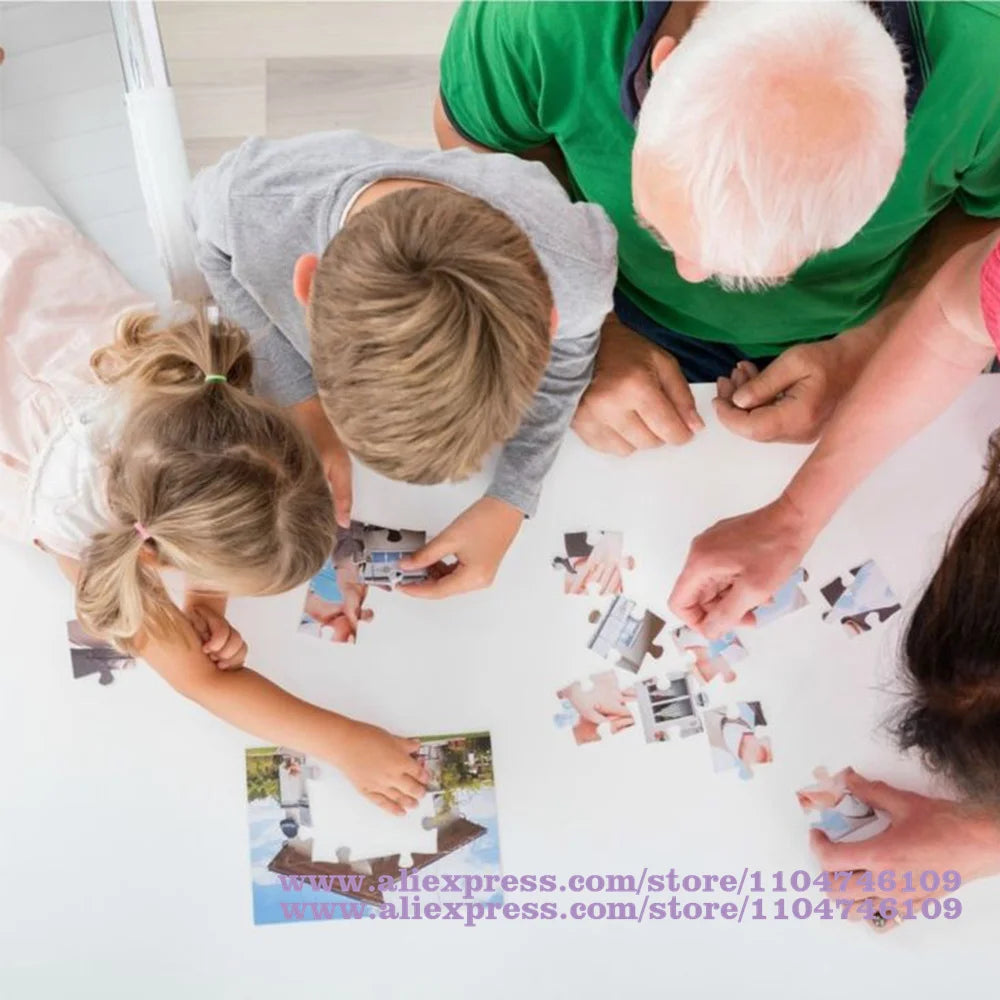 Pokemon Characters Puzzle Jigsaw Cartoon Diy Puzzle Toys 108/200/300/500/1000/1500Pcs Intelligence Educational Puzzles Boy Gifts
