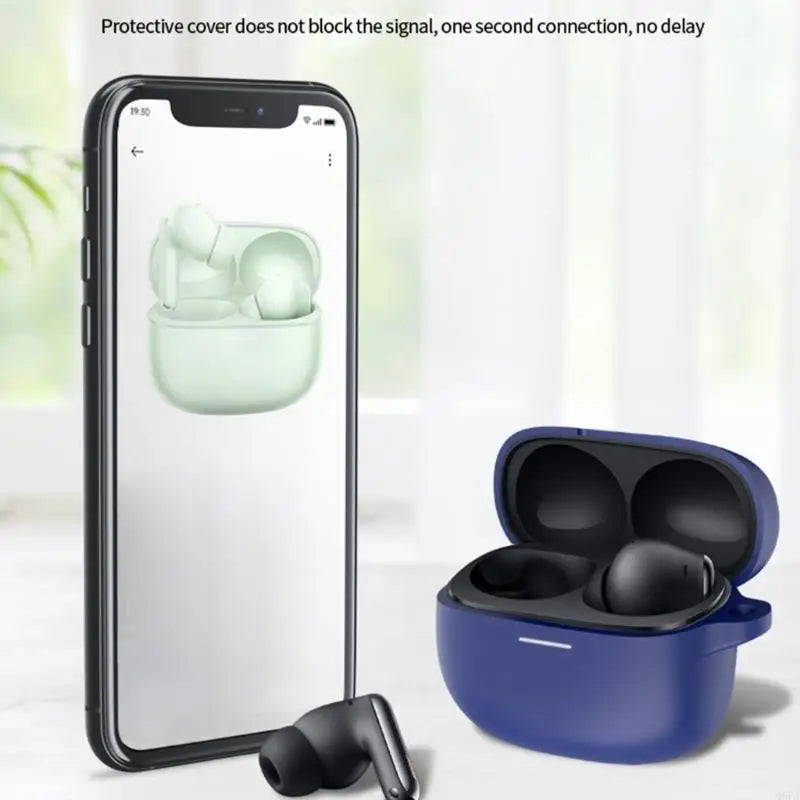 Silicone Protective Case for Redmi Buds 6 Pro Wireless Headphone Protector Case Cover Shell Housing Anti-dust Sleeve