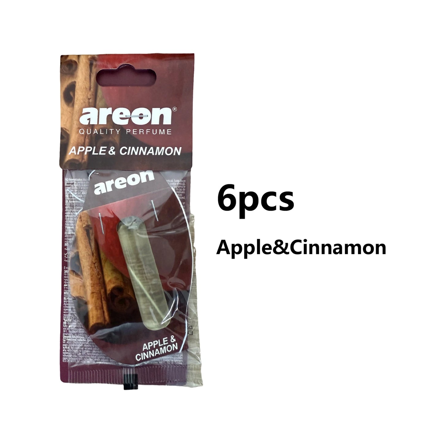 areon 3-18pcs Car Air Freshener Natural Tea Fragrance Vehicle-mounted Hanging Vanilla Scent Water Drop-shaped Car Interior