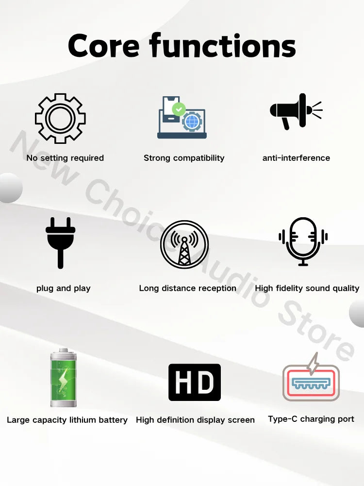 Good Wireless Microphone UHF Fixed Frequency 4 Channels Handheld Mic Micphone For Party Karaoke Professional Church Show Meeting