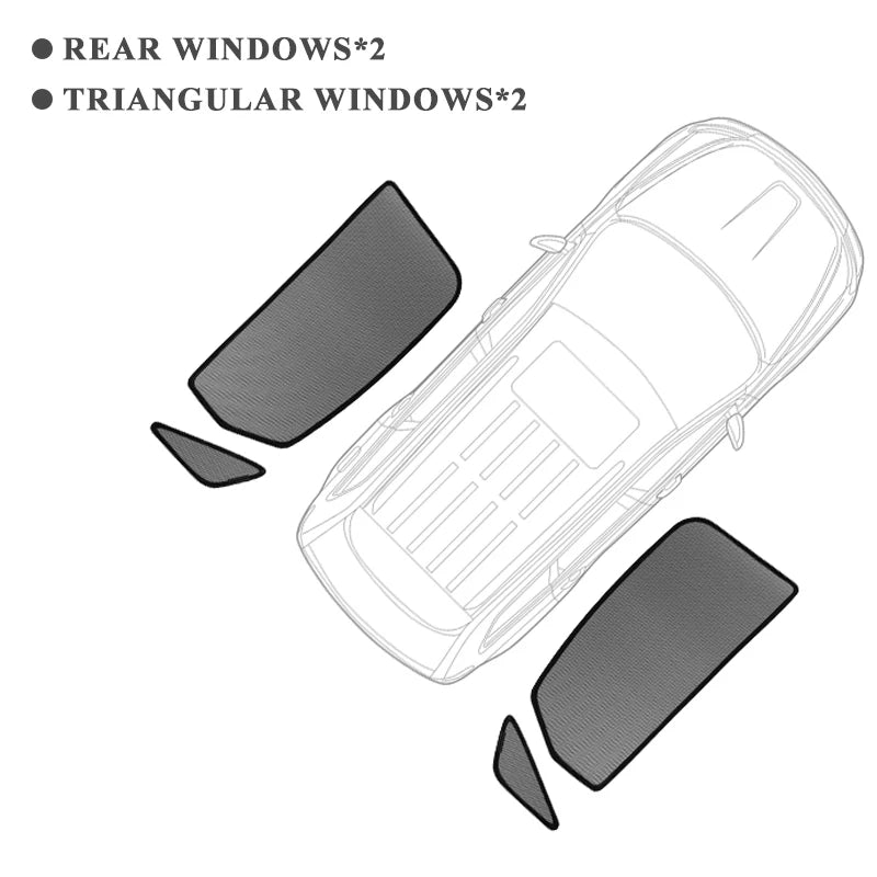 For Lexus GX 2024 2025 Land Cruiser Prado J250 LC250 Magnetic Car Sunshade Front Windshield Curtain Rear Side Window Sun Shade