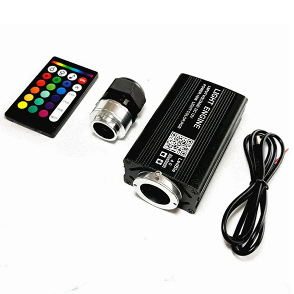 16W Twinkle Starry Sky Car Star Ceiling Light Fiber Optic Lights Led Star Roof Interior Atmosphere Car Home Decor Ambient Lights