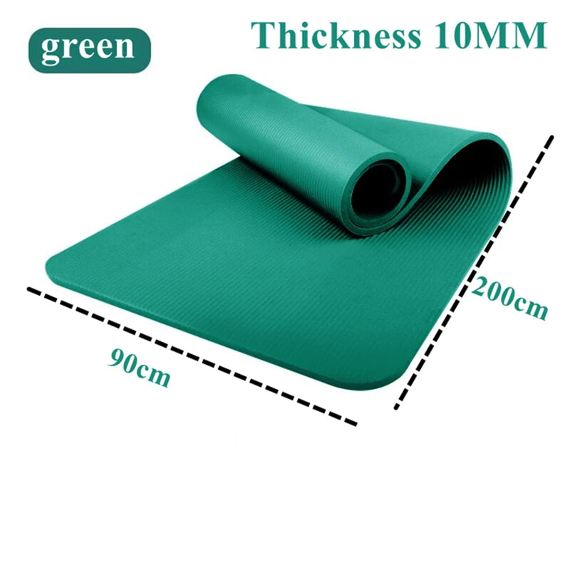 Widening By 90cm Yoga Mat Length 200cm Moisture-proof Outdoor Non-Slip Durable Camping Picnic Mat Exercise Gym Fitness Workout